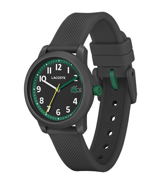 Montre LACOSTE SPORT INSPIRED Enfant 2030042 Analogue Cadran MINERAL Noir Bracelet Silicone Noir Boucle ardillon Etanchéité 5BAR