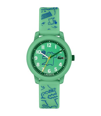 Montre LACOSTE SPORT INSPIRED Enfant 2030057 Analogue Cadran MINERAL Vert Bracelet Silicone Vert Boucle ardillon Etanchéité 5BAR