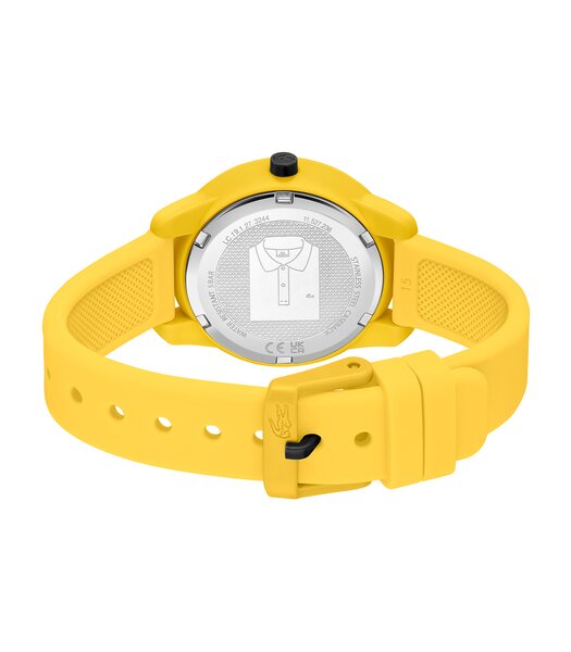 Montre LACOSTE Enfant 2030060 Analogue Cadran MINERAL Jaune Bracelet Silicone Jaune Etanchéité 5BAR
