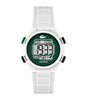 Montre LACOSTE KIDS Enfant 2030064 Analogue Cadran MINERAL Vert Bracelet Silicone Blanc Etanchéité 10BAR