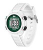 Montre LACOSTE KIDS Enfant 2030064 Analogue Cadran MINERAL Vert Bracelet Silicone Blanc Etanchéité 10BAR