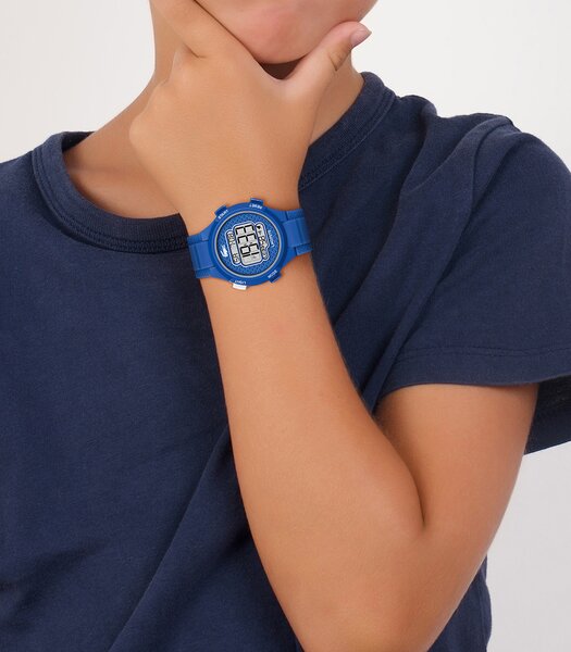 Montre LACOSTE KIDS Enfant 2030066 Analogue Cadran MINERAL Bleu Bracelet Silicone Bleu Etanchéité 10BAR