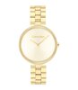 Montre CALVIN KLEIN WATCHES GLEAM Femme 25100014 Analogue Cadran MINERAL Acier Bracelet Acier Or jaune Boucle déployante Etanchéité 3BAR