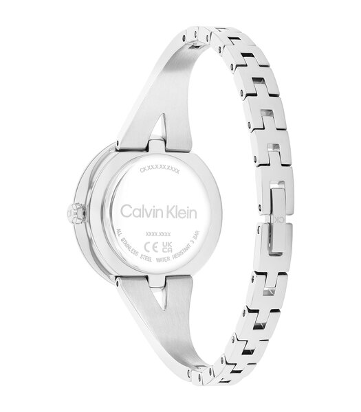Montre CALVIN KLEIN WATCHES JOYFUL Femme 25100026 Analogue Cadran MINERAL Noir Bracelet Acier inoxydable Acier Boucle déployante Etanchéité 3BAR
