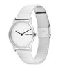 Montre CALVIN KLEIN WATCHES CK FEEL Femme 25100033 Analogue Cadran MINERAL Argenté Bracelet Acier inoxydable Acier Boucle déployante Etanchéité 3BAR