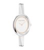 Montre CALVIN KLEIN WATCHES TWISTED BEZEL Femme 25100055 Analogue Cadran MINERAL Blanc Bracelet Acier inoxydable Acier Etanchéité 3BAR