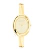 Montre CALVIN KLEIN WATCHES TWISTED BEZEL Femme 25100056 Analogue Cadran MINERAL Or jaune Bracelet Acier Or jaune Etanchéité 3BAR