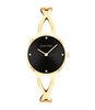 Montre CALVIN KLEIN WATCHES SCULPTED EMBRACE Femme 25100059 Analogue Cadran MINERAL Noir Bracelet Acier Or jaune Etanchéité 3BAR