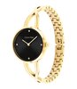 Montre CALVIN KLEIN WATCHES SCULPTED EMBRACE Femme 25100059 Analogue Cadran MINERAL Noir Bracelet Acier Or jaune Etanchéité 3BAR