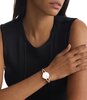 Montre CALVIN KLEIN WATCHES SCULPTED EMBRACE Femme 25100060 Analogue Cadran MINERAL Argenté Bracelet Acier inoxydable Acier / or rose Etanchéité 3BAR