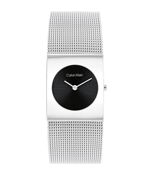 Montre CALVIN KLEIN WATCHES CK PULSE Femme 25100061 Analogue Cadran MINERAL Noir Bracelet Acier inoxydable Acier Etanchéité 3BAR