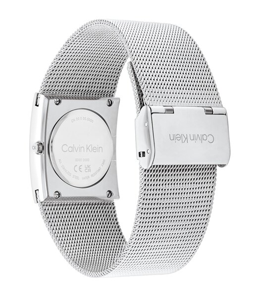 Montre CALVIN KLEIN WATCHES CK PULSE Femme 25100061 Analogue Cadran MINERAL Noir Bracelet Acier inoxydable Acier Etanchéité 3BAR