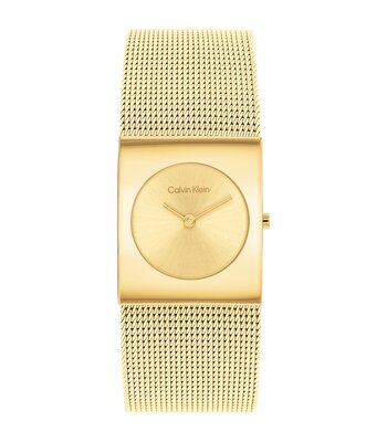 Montre CALVIN KLEIN WATCHES CK PULSE Femme 25100062 Analogue Cadran MINERAL Or jaune Bracelet Acier Or jaune Etanchéité 3BAR