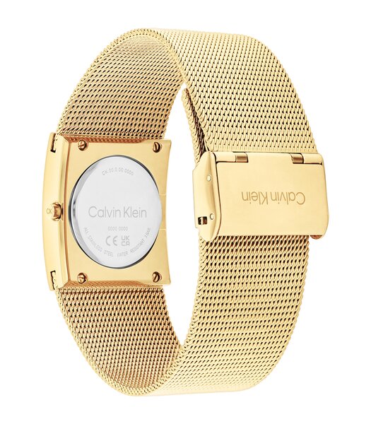 Montre CALVIN KLEIN WATCHES CK PULSE Femme 25100062 Analogue Cadran MINERAL Or jaune Bracelet Acier Or jaune Etanchéité 3BAR