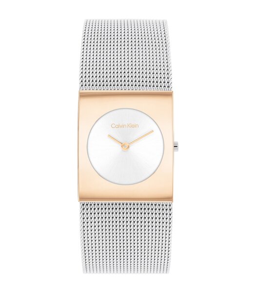 Montre CALVIN KLEIN WATCHES CK PULSE Femme 25100063 Analogue Cadran MINERAL Argenté Bracelet Acier inoxydable Acier Etanchéité 3BAR