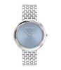 Montre CALVIN KLEIN WATCHES TWISTED BEZEL Femme 25100065 Analogue Cadran MINERAL Bleu Bracelet Acier inoxydable Acier Etanchéité 3BAR