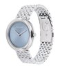 Montre CALVIN KLEIN WATCHES TWISTED BEZEL Femme 25100065 Analogue Cadran MINERAL Bleu Bracelet Acier inoxydable Acier Etanchéité 3BAR