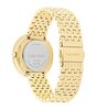 Montre CALVIN KLEIN WATCHES TWISTED BEZEL Femme 25100066 Analogue Cadran MINERAL Vert Bracelet Acier Or jaune Etanchéité 3BAR