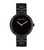 Montre CALVIN KLEIN WATCHES CK PURE Femme 25100075 Analogue Cadran MINERAL Noir Bracelet CERAMIQUE Noir Etanchéité 3BAR