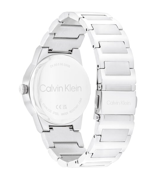 Montre CALVIN KLEIN WATCHES CK LINEAR ELEGANCE Femme 25100085 Analogue Cadran MINERAL Rose Bracelet Acier inoxydable Acier Etanchéité 3BAR
