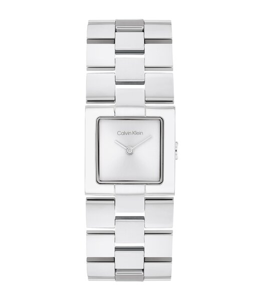 Montre CALVIN KLEIN WATCHES CK MERIDIAN Femme 25100088 Analogue Cadran MINERAL Argenté Bracelet Acier inoxydable Acier Etanchéité 3BAR
