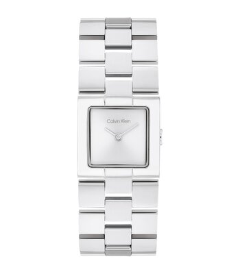 Montre CALVIN KLEIN WATCHES CK MERIDIAN Femme 25100088 Analogue Cadran MINERAL Argenté Bracelet Acier inoxydable Acier Etanchéité 3BAR