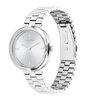 Montre CALVIN KLEIN WATCHES TWISTED BEZEL Femme 25100093 Analogue Cadran MINERAL Argenté Bracelet Acier inoxydable Acier Etanchéité 3BAR