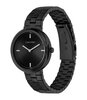 Montre CALVIN KLEIN WATCHES TWISTED BEZEL Femme 25100096 Analogue Cadran MINERAL Noir Bracelet Acier Noir Etanchéité 3BAR