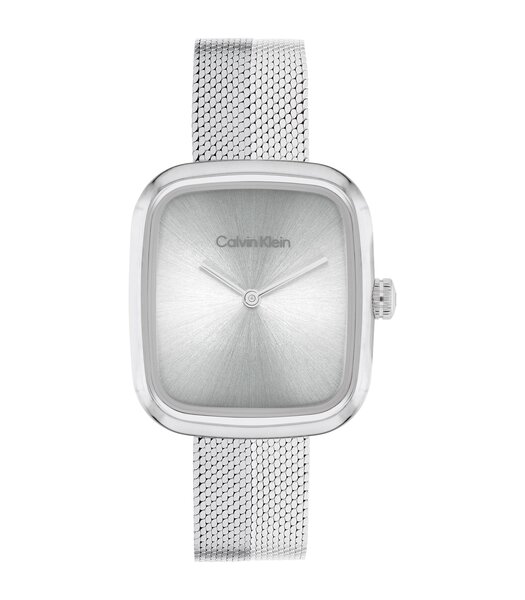 Montre CALVIN KLEIN WATCHES CK ADORE Femme 25100098 Analogue Cadran MINERAL Argenté Bracelet Acier inoxydable Acier Etanchéité 3BAR