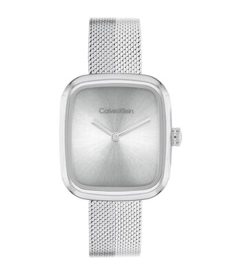 Montre CALVIN KLEIN WATCHES CK ADORE Femme 25100098 Analogue Cadran MINERAL Argenté Bracelet Acier inoxydable Acier Etanchéité 3BAR