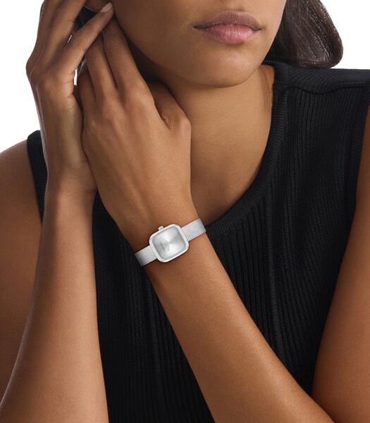 Montre CALVIN KLEIN WATCHES CK ADORE Femme 25100098 Analogue Cadran MINERAL Argenté Bracelet Acier inoxydable Acier Etanchéité 3BAR