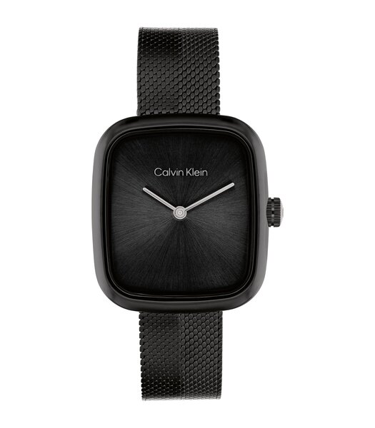 Horloge CALVIN KLEIN WATCHES CK ADORE Dames 25100100 Analoog Behuizing MINERAAL Zwart Bracelette Staal Zwart Etanchéiteiten 3BAR