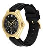 Montre CALVIN KLEIN WATCHES VIBRANCY Femme 25100107 Analogue Cadran MINERAL Noir Bracelet Silicone Noir Etanchéité 3BAR