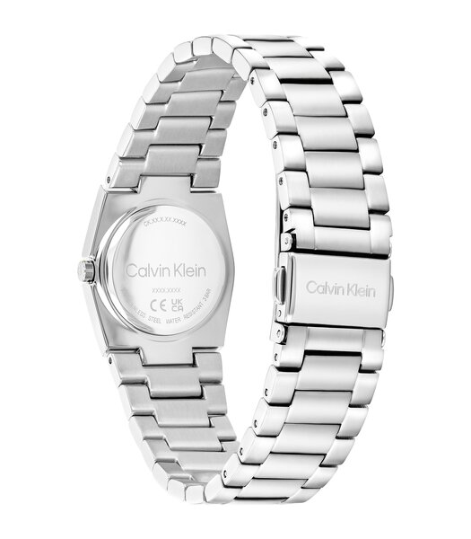 Montre CALVIN KLEIN WATCHES CK UNITE Femme 25100121 Analogue Cadran MINERAL Noir Bracelet Acier inoxydable Acier Etanchéité 3BAR