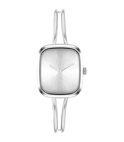 Horloge CALVIN KLEIN WATCHES CK ADORE Dames 25100131 Analoog Behuizing MINERAAL Zilverkleurig Bracelette Roestvrij staal Staal Etanchéiteiten 3BAR