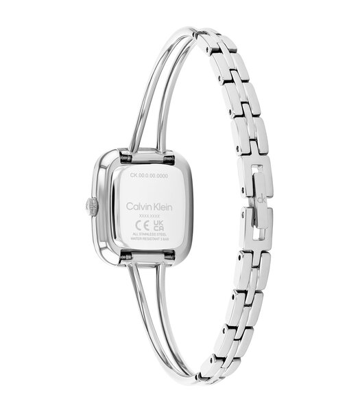Horloge CALVIN KLEIN WATCHES CK ADORE Dames 25100131 Analoog Behuizing MINERAAL Zilverkleurig Bracelette Roestvrij staal Staal Etanchéiteiten 3BAR
