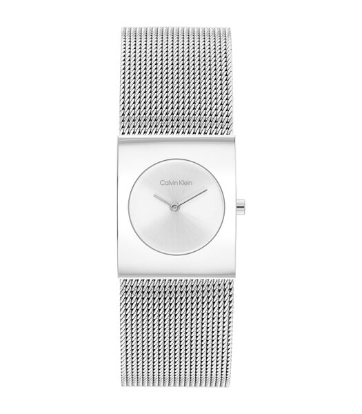 Montre CALVIN KLEIN WATCHES CK PULSE Femme 25100135 Analogue Cadran MINERAL Argenté Bracelet Acier inoxydable Acier Etanchéité 3BAR
