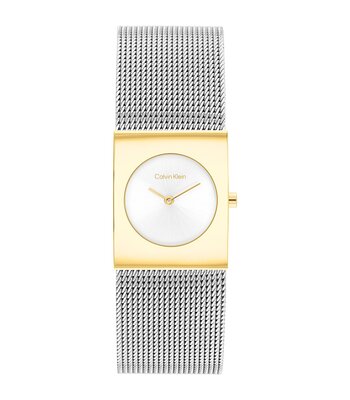 Montre CALVIN KLEIN WATCHES CK PULSE Femme 25100139 Analogue Cadran MINERAL Argenté Bracelet Acier inoxydable Acier Etanchéité 3BAR