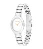 Montre CALVIN KLEIN WATCHES TWISTED BEZEL Femme 25100149 Analogue Cadran MINERAL Blanc Bracelet Acier inoxydable Acier Etanchéité 3BAR