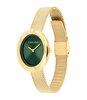 Montre CALVIN KLEIN WATCHES TWISTED BEZEL Femme 25100152 Analogue Cadran MINERAL Vert Bracelet Acier Or jaune Etanchéité 3BAR