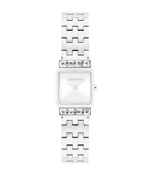Montre CALVIN KLEIN WATCHES POISE Femme 25100161 Analogue Cadran MINERAL Argenté Bracelet Acier inoxydable Acier Etanchéité 3BAR