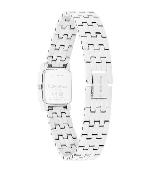 Montre CALVIN KLEIN WATCHES POISE Femme 25100161 Analogue Cadran MINERAL Argenté Bracelet Acier inoxydable Acier Etanchéité 3BAR