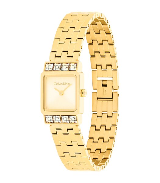 Montre CALVIN KLEIN WATCHES POISE Femme 25100162 Analogue Cadran MINERAL Or jaune Bracelet Acier Or jaune Etanchéité 3BAR