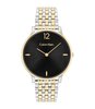 Montre CALVIN KLEIN WATCHES LUXE Femme 25100171 Analogue Cadran MINERAL Noir Bracelet Acier inoxydable Acier / or jaune Etanchéité 3BAR