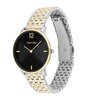 Montre CALVIN KLEIN WATCHES LUXE Femme 25100171 Analogue Cadran MINERAL Noir Bracelet Acier inoxydable Acier / or jaune Etanchéité 3BAR