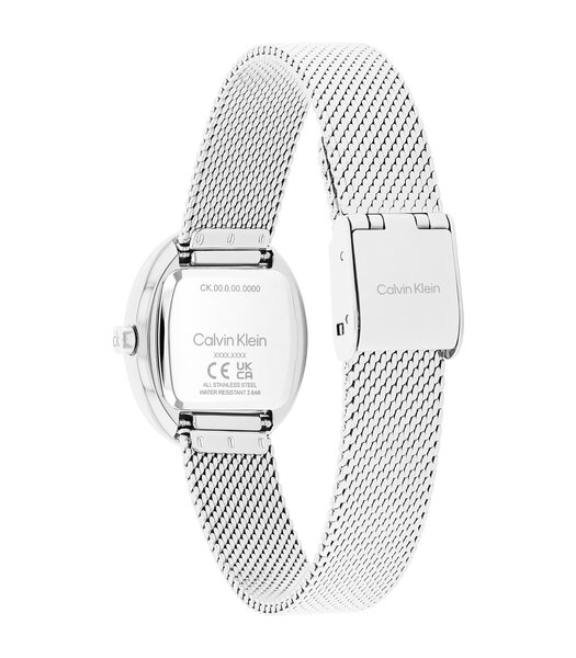 Montre CALVIN KLEIN WATCHES EUPHORIA Femme 25100173 Analogue Cadran MINERAL Argenté Bracelet Acier inoxydable Acier Etanchéité 3BAR