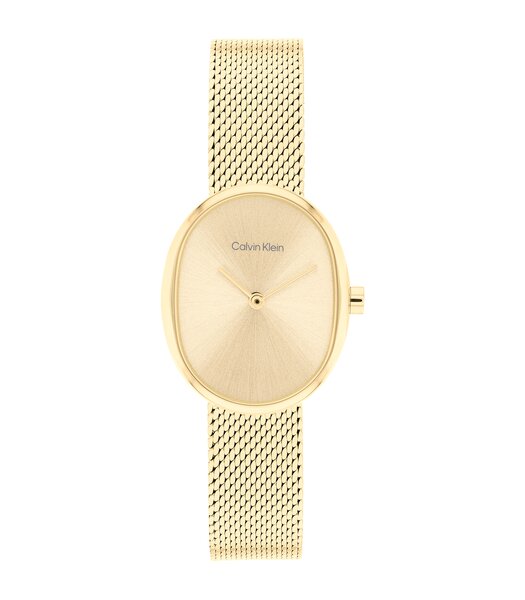 Montre CALVIN KLEIN WATCHES EUPHORIA Femme 25100174 Analogue Cadran MINERAL Or jaune Bracelet Acier Or jaune Etanchéité 3BAR
