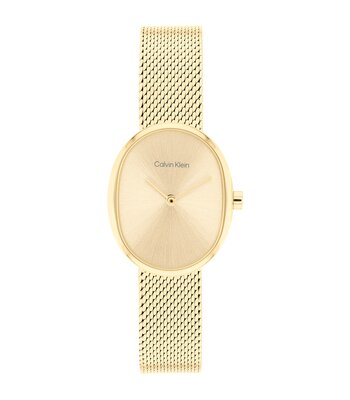 Montre CALVIN KLEIN WATCHES EUPHORIA Femme 25100174 Analogue Cadran MINERAL Or jaune Bracelet Acier Or jaune Etanchéité 3BAR