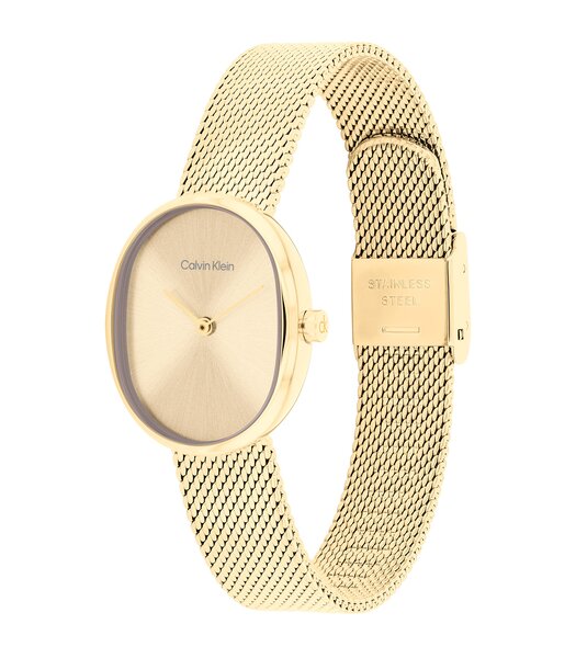 Montre CALVIN KLEIN WATCHES EUPHORIA Femme 25100174 Analogue Cadran MINERAL Or jaune Bracelet Acier Or jaune Etanchéité 3BAR