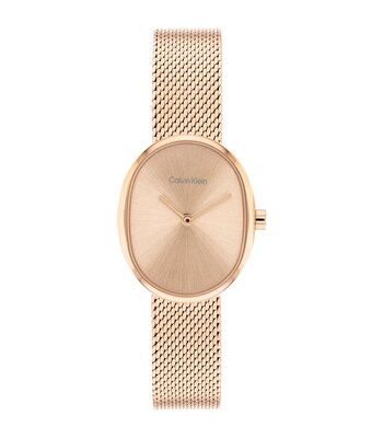 Montre CALVIN KLEIN WATCHES EUPHORIA Femme 25100175 Analogue Cadran MINERAL Or rose Bracelet Acier Or rose Etanchéité 3BAR